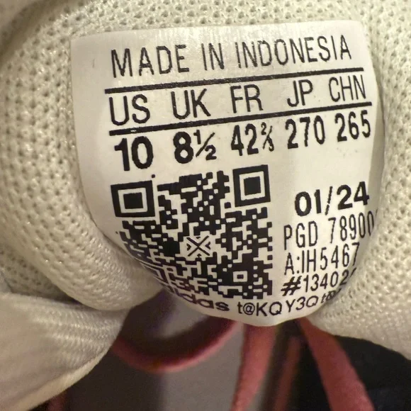 Adidas Women's Breaknet Sleek Sneakers - Shadow Navy/Pink Spark - Size 10 - Picture 6 of 6